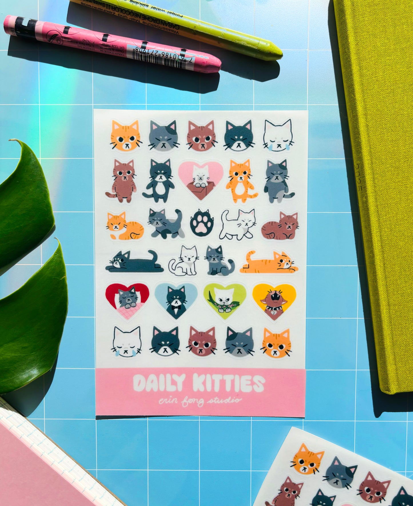 Daily Kitties Sticker Sheets