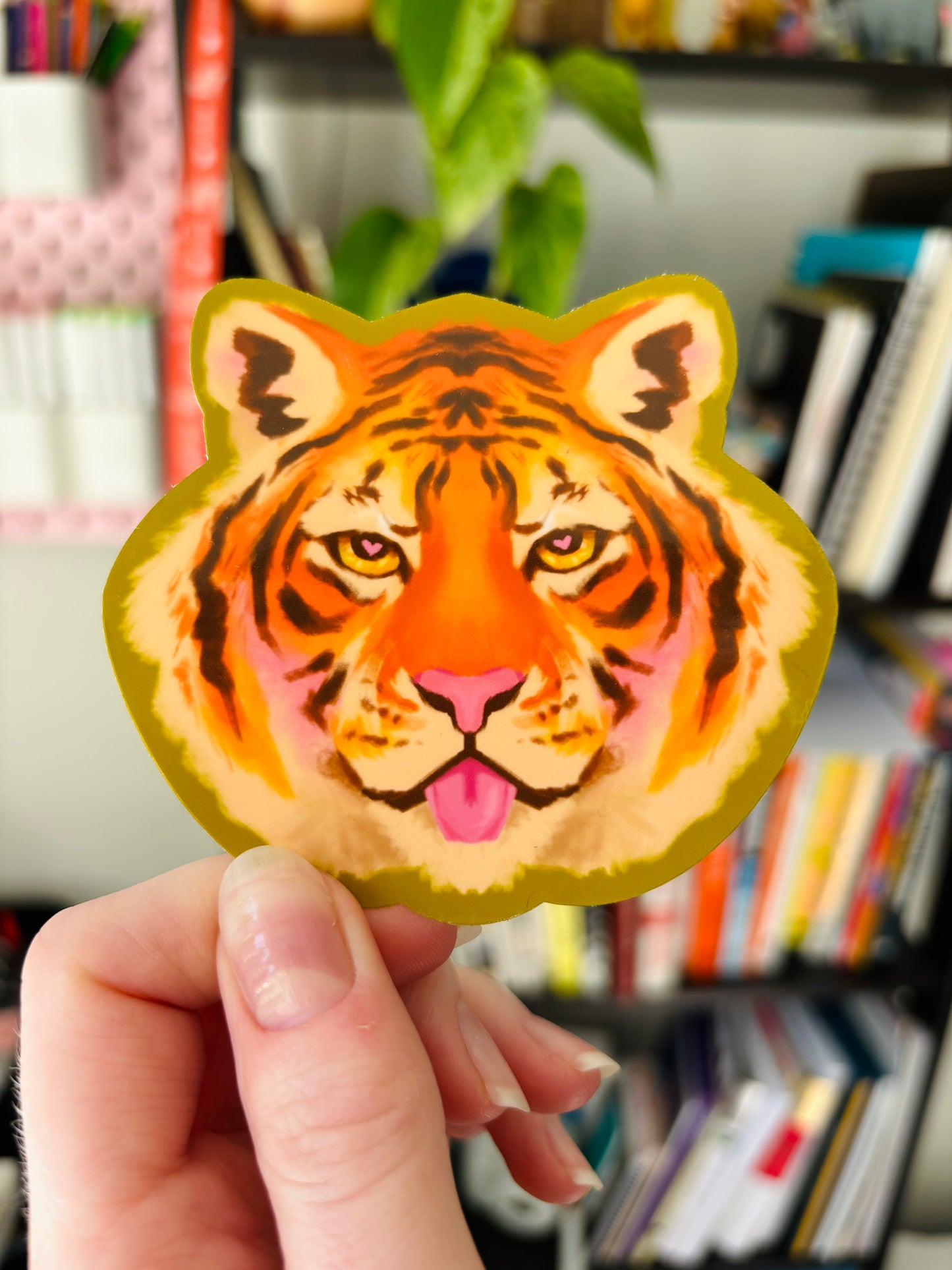 Silly Tiger Sticker