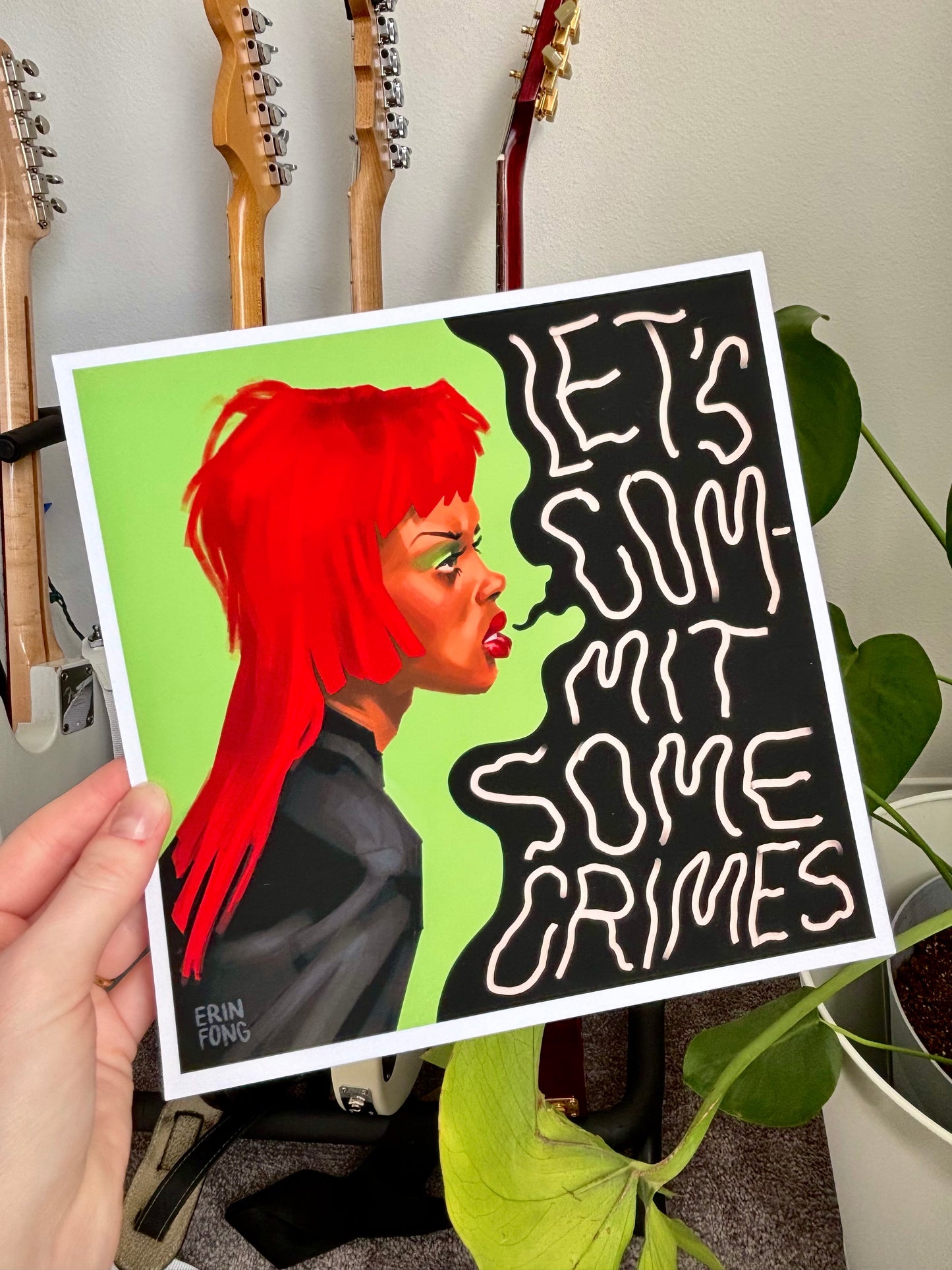 Crime Punk Art Print