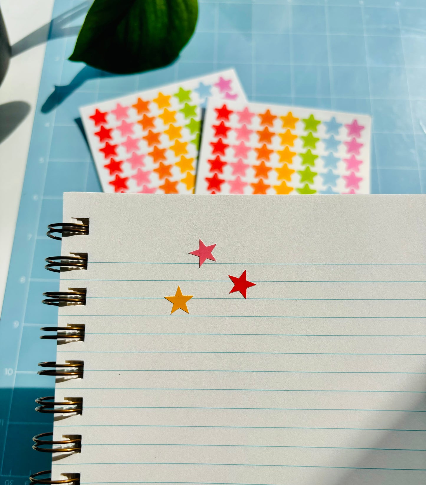 Rainbow Star Sticker Sheets