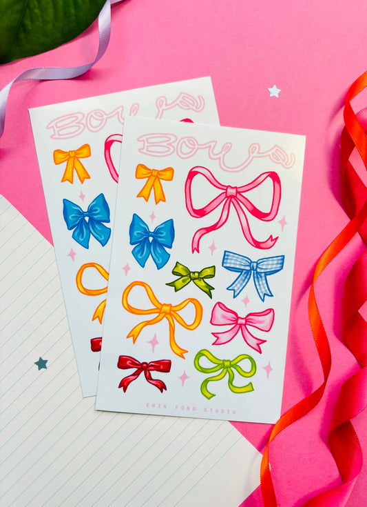 Bows Sticker Sheet