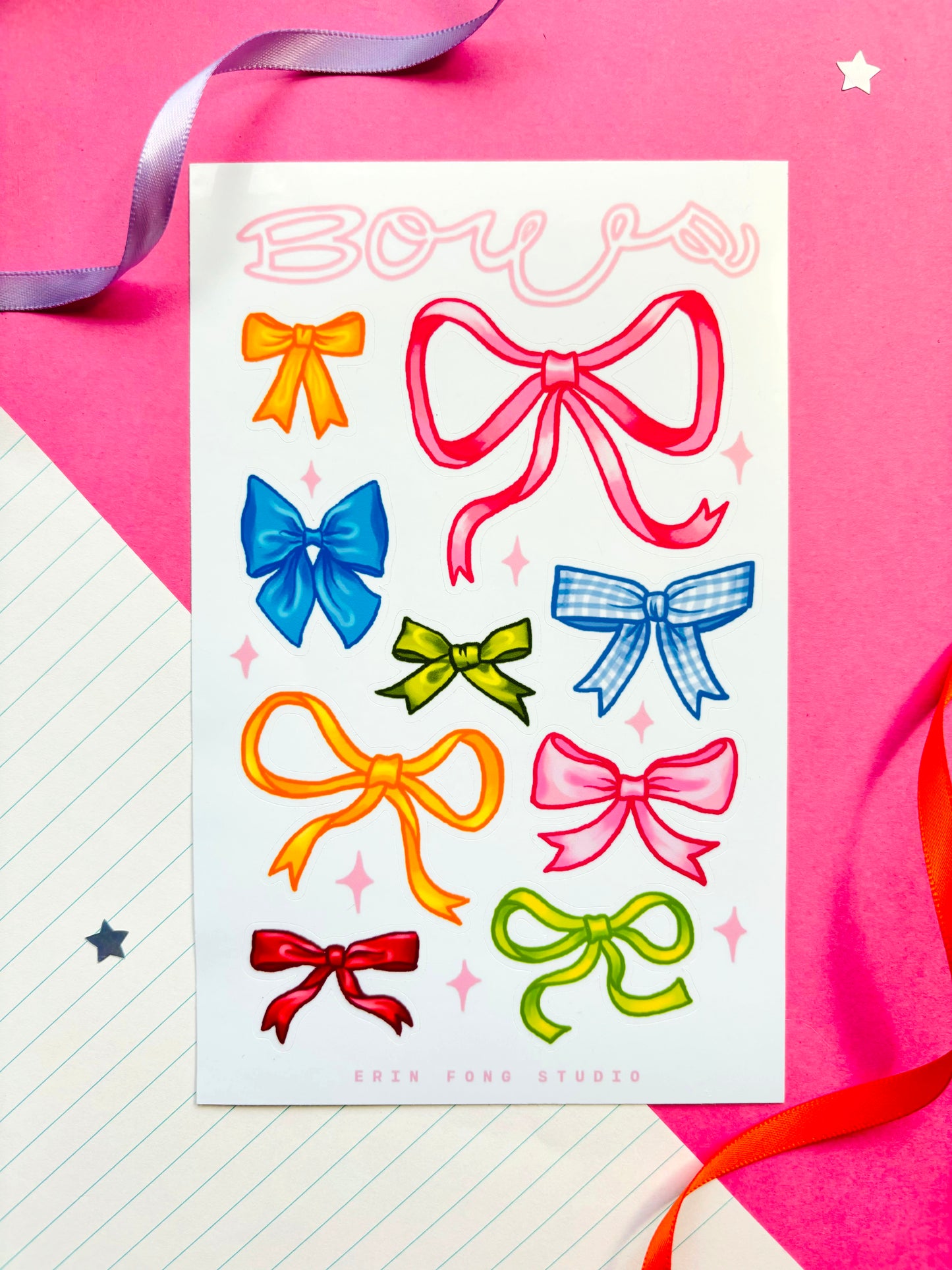 Bows Sticker Sheet